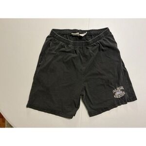 VTG 90s Pro Edge Colorado Rockies MLB Shorts Faded‎ Black Cotton Embroidered M